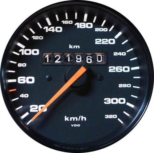 Porsche 993 Umrüstung von Meilen auf Km